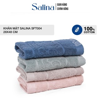 Khăn Mặt Salina 28 x48cm 100% Cotton Thấm Hút, Kháng Khuẩn, Bảo Vệ Da Mặt Nhiêu Màu SFT004