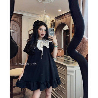 Đầm babydoll cổ điệu trendy