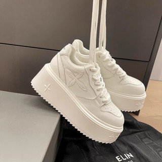  GIẦY THỂ THAO 7cm cho nữ màu trắng size 35 40 