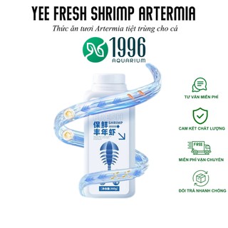 Thức ăn tươi Yee Fresh Shrimp dạng Artemia sinh khối, tiệt trùng, đảm bảo vệ sinh an toàn cho cá