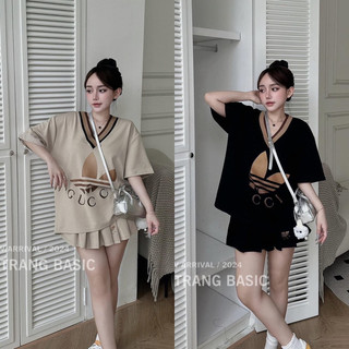 Set váy d.a.s cổ tim kiều trang basic
