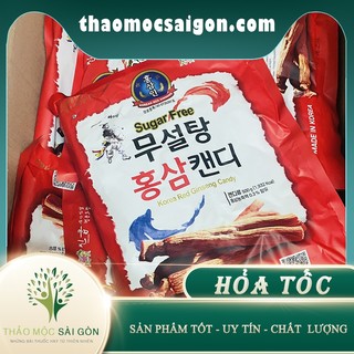 Kẹo hồng sâm không đường 365 Hàn Quốc túi 500gr - Giảm stress, tăng tỉnh táo tập trung