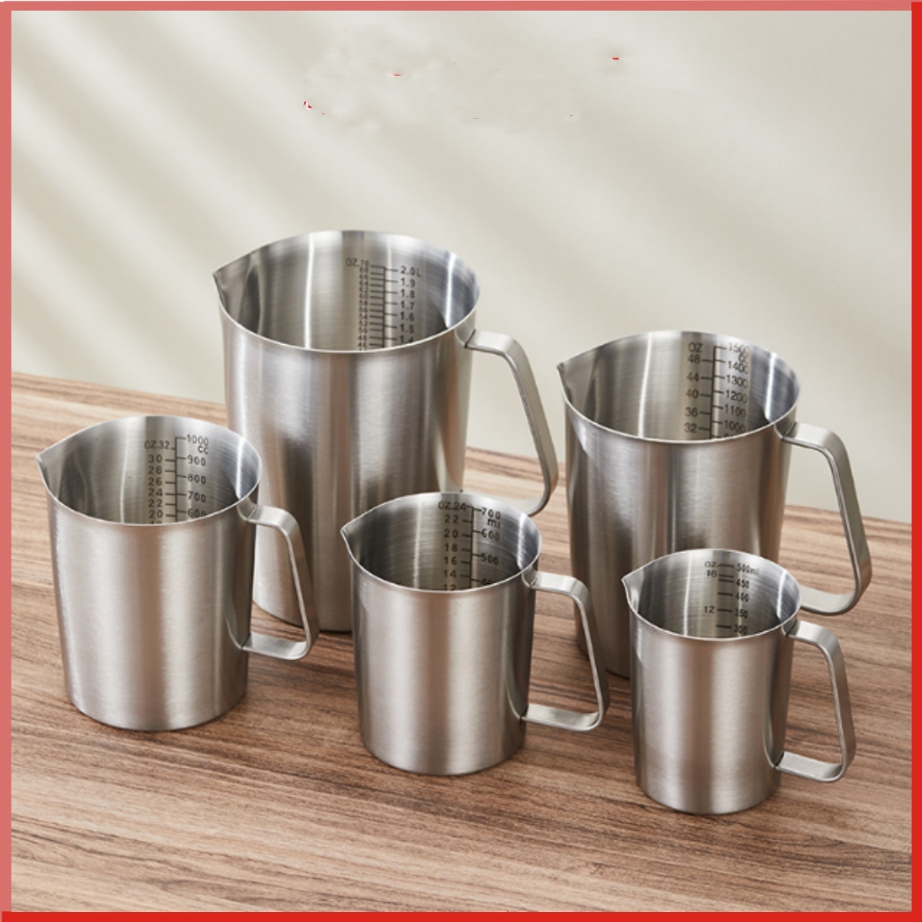 CA ĐONG INOX 304 CÓ VẠCH CHIA ĐỊNH LƯỢNG