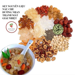 Set nguyên liệu Chè Dưỡng Nhan 13 Vị - Vườn Táo Đỏ Nhà Coca