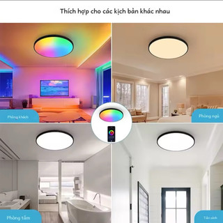 Đèn ốp trần/ bóng đèn Wifi Tuya