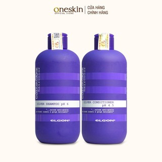 Dầu gội xả tím khử vàng Elgon Colorcare Silver 300ML
