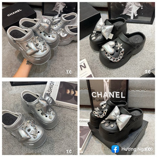 Dép sục Crocs nơ xích hàng qc đẹp
