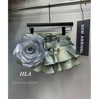 Chân váy jeans hoa hàng QCL1