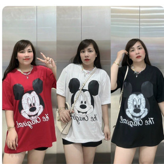 Áo Phông In hình Mickey form rộng bigsize