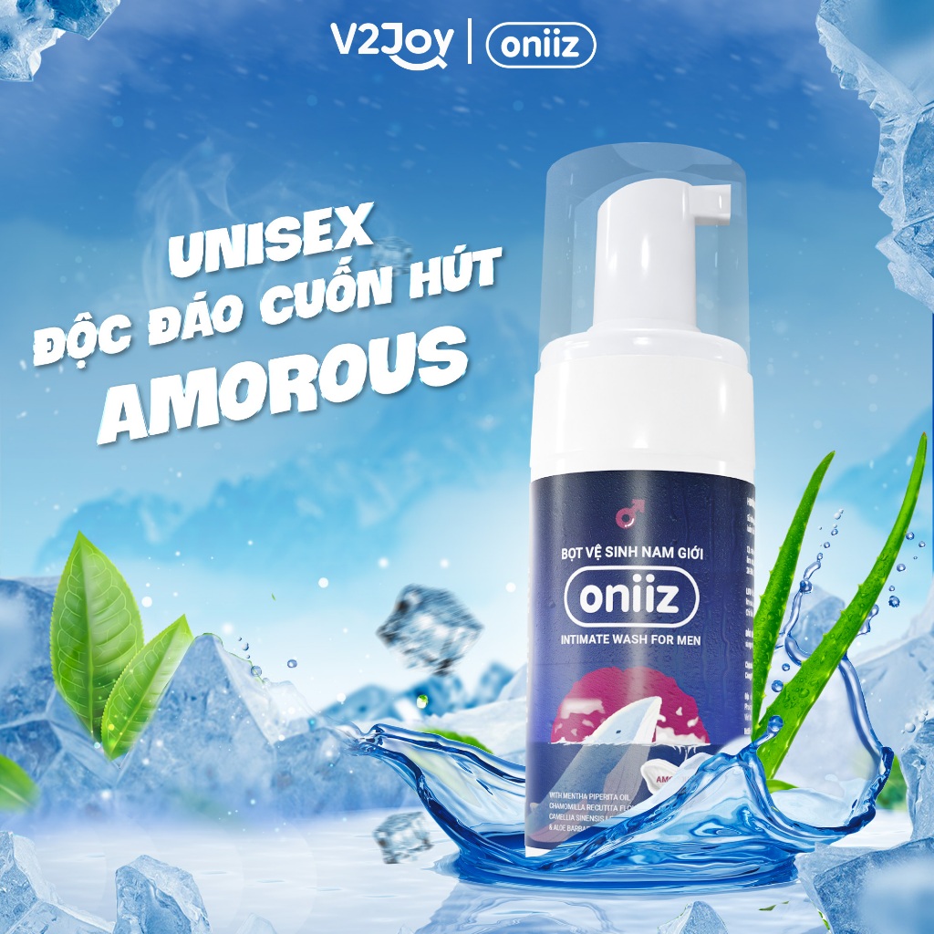 [Choice] Bọt vệ sinh nam giới Oniiz ES-114.6 dung dịch vệ sinh nam giới hương unisex Amorous 100ml