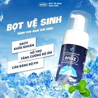 Bọt vệ sinh nam giới Oniiz - Dung dịch vệ sinh nam giới tạo bọt hương cổ điển Classcial 100ml