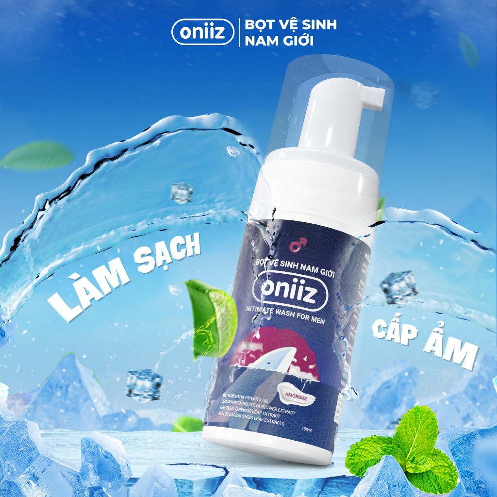 [Choice] Bọt vệ sinh nam giới Oniiz ES-114.6 dung dịch vệ sinh nam giới hương unisex Amorous 100ml
