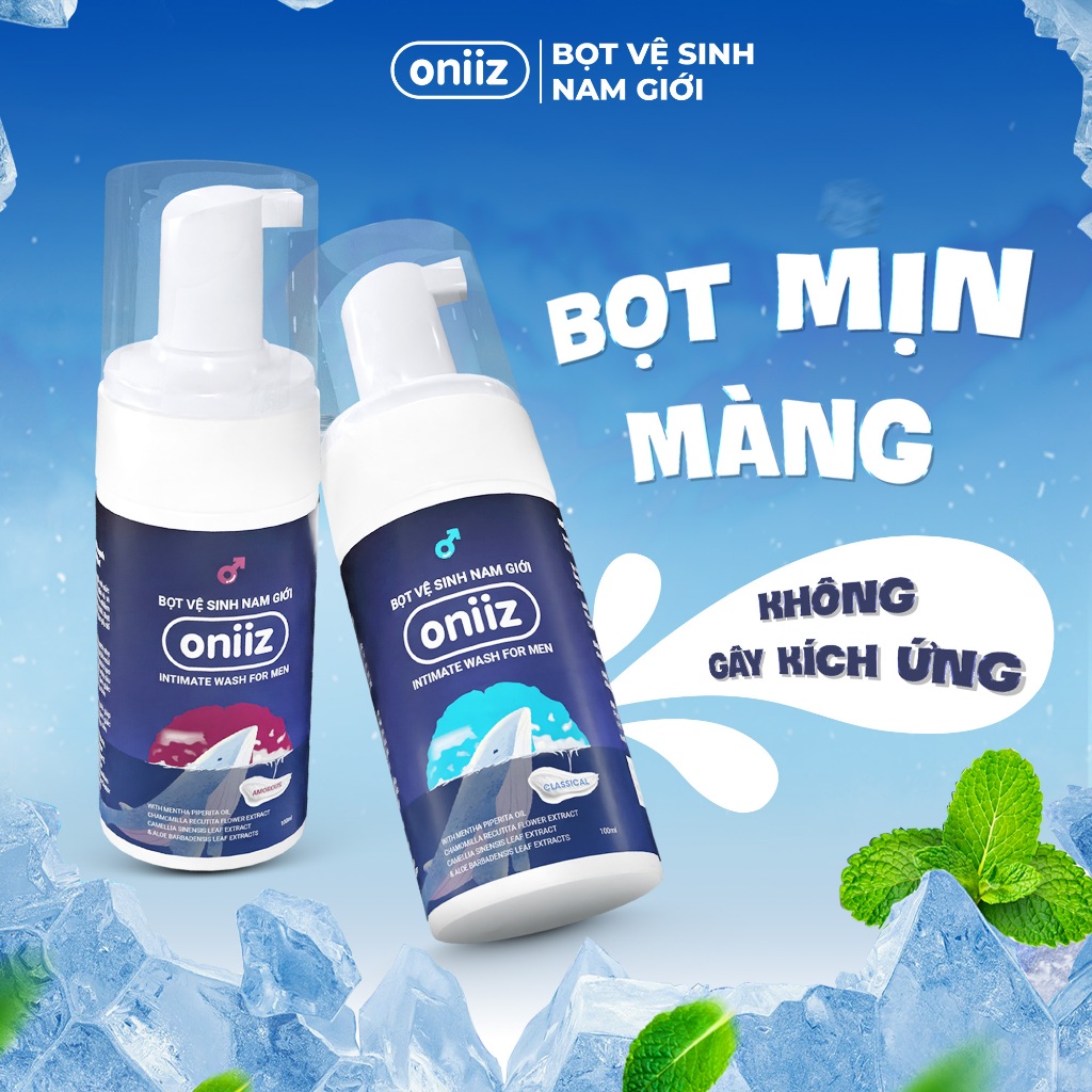[Choice] Bọt vệ sinh nam giới Oniiz ES-114.6 dung dịch vệ sinh nam giới hương unisex Amorous 100ml
