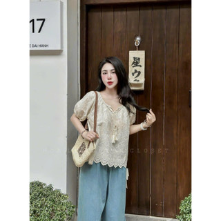 Áo thô boi mềm cổ tròn dây cộc tay 2 màu