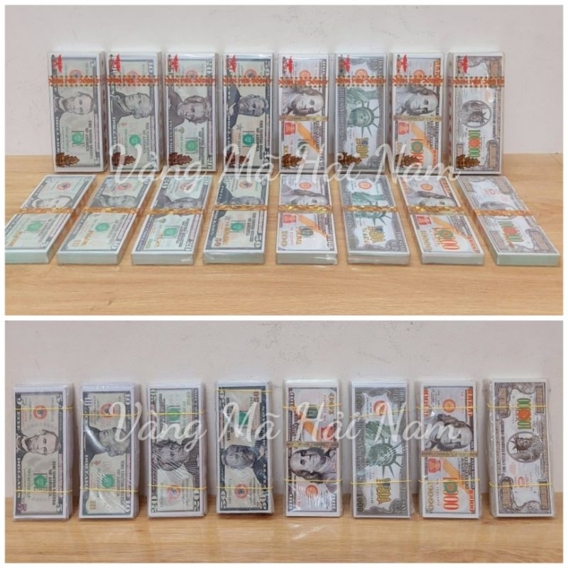 Tổng Hợp Tiền Đô Âm Phủ Các Loại - Đầy Đủ Mệnh Giá: 5$ /10$ /20$ /50$ /100$ /1.000$ /10.000$ /1.000.