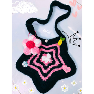 Star bag/ Túi len hình ngôi sao 30x25cm | by Mei accessories