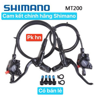 <Hàng chính hãng> Bộ phanh dầu thắng dầu tay phanh dầu Xe Đạp Shimano Mt200 cam kết chính hãng shimano!