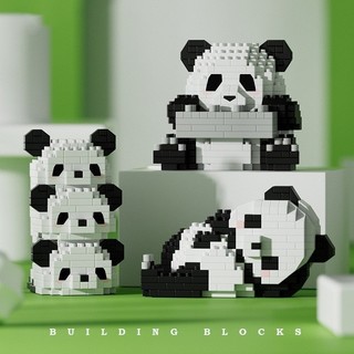 xếp hình  panda Đồ Chơi Lắp Ráp Chú Gấu Trúc mini Phong Cách Mới đồ chơi xếp hình nanoblock dành cho bé