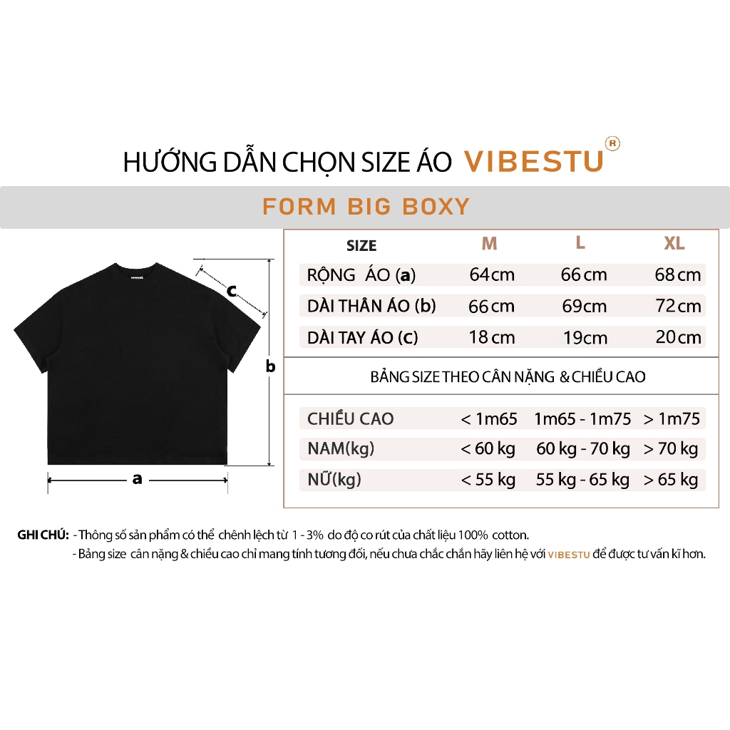 Áo Thun Trơn Phối Cổ Local Brand VIBESTU , Áo Thun Boxy Form Rộng Unisex 250Gsm 100% Cotton | BigBuy360 - bigbuy360.vn