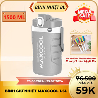 Bình Đá Giữ Nhiệt Duy Tân Maxcool 1.5L - Bình Giữ Nhiệt Nhựa, Tùy Chọn Màu - Hàng Chuẩn