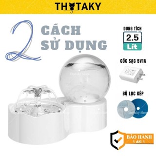 Máy uống nước tự động máy lọc nước đài phun nước cho chó mèo thú cưng đa năng