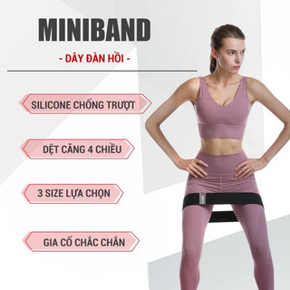Dây mini band kháng lực tập gym, tập mông GoodFit GF912MB