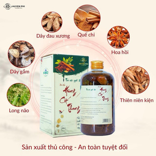 Hưng Cốt Thang dược liệu xoa bóp Huyền Phi 500 ml