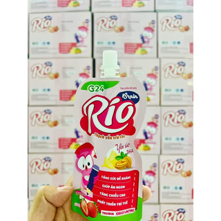 Thạch trái cây rio phát triển trí não cho bé( hộp 6gói)