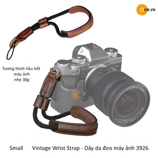 Small -rig vintage wrist strap - dây da đeo máy ảnh 3926