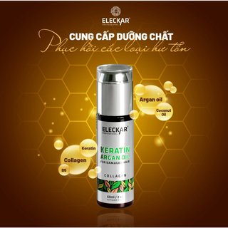Tinh Dầu Phục Hồi Tóc Hư Tổn Eleckar Vitamin Complex Intensive Hair Oil 60ml