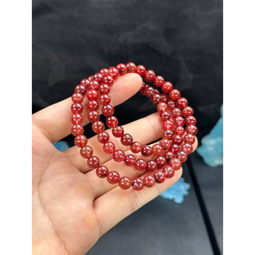 Chuỗi thạch anh tóc đỏ 7Li