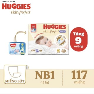 Bỉm Huggies Skin Perfect quần/dán đủ size cho trẻ từ sơ sinh