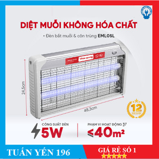 Đèn bắt muỗi Điện Quang ĐQ EML05L (483x65x245mm) Bảo Hành 12 Tháng