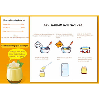 Bột Pudding Falu Trứng Đài Loan