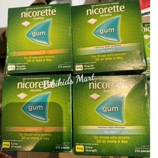 Nicorette Cai thuố.c lá Icy Mint Chewing Gum 4mg 150 viên