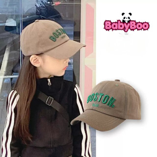 Mũ lưỡi trai trẻ em từ 3-10 tuổi cho bé trai và bé gái thêu chữ Boston, nón lưỡi trai cao cấp phong cách Hàn Quốc cho bé