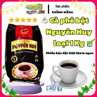 Cà phê nguyên huy loại 1kg, 10 túi nguyên huy, cà phê pha phin đen đá dạng vừa