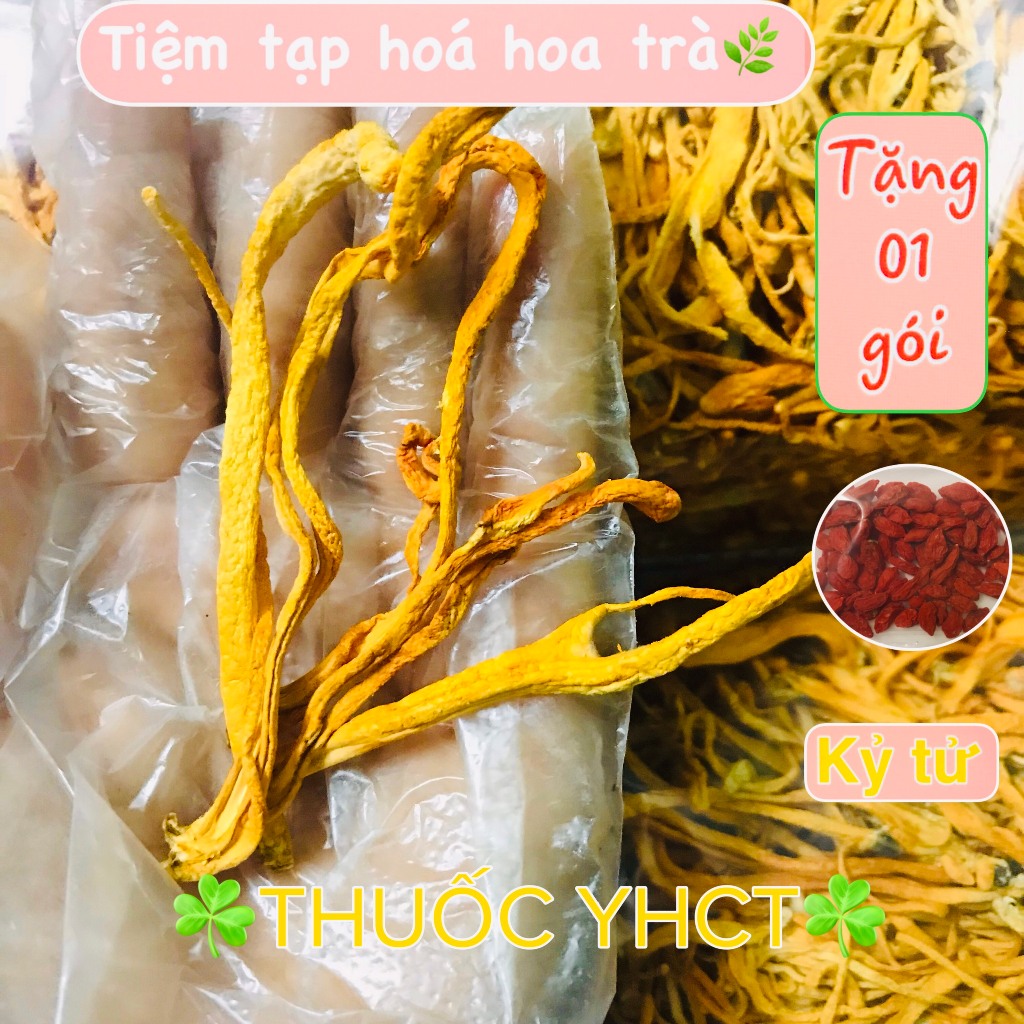 Đông Trùng Hạ Thảo túi 100g (Vàng, sạch, khô )