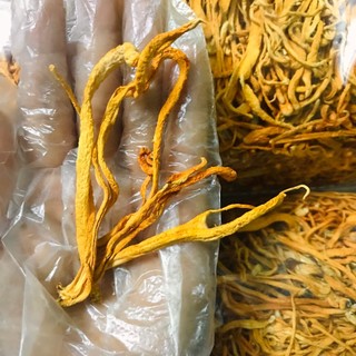 Đông Trùng Hạ Thảo túi 100g (Vàng, sạch, khô )