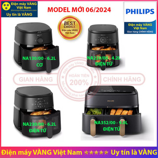 Nồi chiên không dầu Premium Airfryer Philips HD9200 HD9252 HD9257 NA130 NA220 NA230 BH 2 năm, hàng phân phối chính hãng