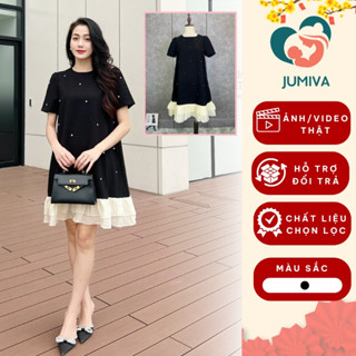 Đầm Suông Đuôi Cá, Váy Bầu Babydoll Mùa Hè Thiết Kế Dài Qua Gối Xinh Xắn Mẫu Mới Thời Trang Cao Cấp