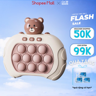 ( Loại 1)  Đồ chơi Pop it thế hệ mới, máy game giải trí bấm nút theo đèn nhạc với nhiều chế độ cho mọi lứa tuổi