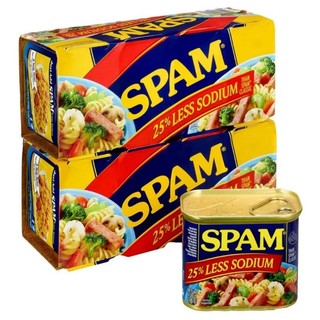 ￼thịt hộp spam mỹ ít mặn 25% less sodium nhập khẩu mỹ 340g