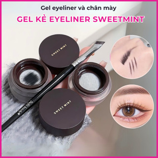  Gel Kẻ Mắt Kẻ Chân Mày Sweet mint 2 màu lâu trôi không thấm nước 