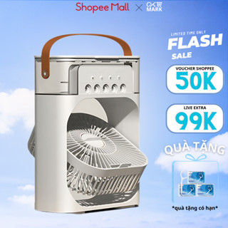 ( Loại 1 ) Quạt Điều Hoà Mini , Quạt Hơi Nước Để Bàn 3 Chế Độ Gió Dung Tích Bình Chứa Nước 600ml