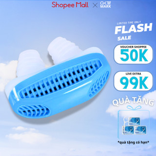 ( Loại 1)  Dụng Cụ Chống Ngáy Ngủ 2 in 1, Thiết Bị Hỗ Trợ Chống Ngủ Ngáy Hiệu Quả An Toàn
