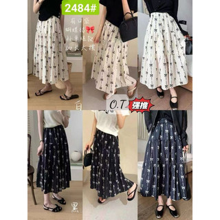 Chân váy lụa nơ xoè dài hàng QC hot hit