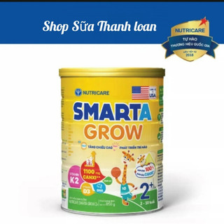 Sữa bột nutricare smarta grow số 1+/ 2+ 850g dinh dưỡng cho trẻ thấp còi.