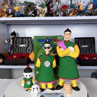 Mô Hình 3 Thầy trò TenShinhan Thần Cò Chiaotzu trong Dragon Ball Ongchumohinh888 MH 733