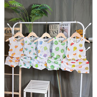 cCombo 5 bo Mẫu thun cotton giấy mới sơ sinh 0-12 T loại mềm